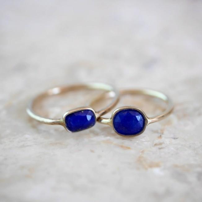 12月誕生石◇ラピスラズリのリング◇Gold1枚目の画像